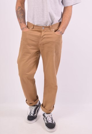 VINTAGE CALVIN KLEIN JEANS STRAIGHT KHAKI