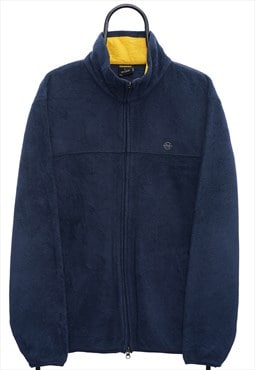 Vintage Nautica Navy Full Zip Fleece Mens