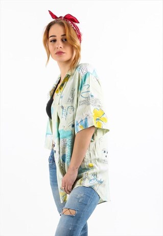 VINTAGE PATTERN SHIRT PSAW241D
