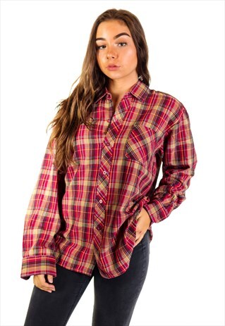 VINTAGE CHECKERED SHIRT S915