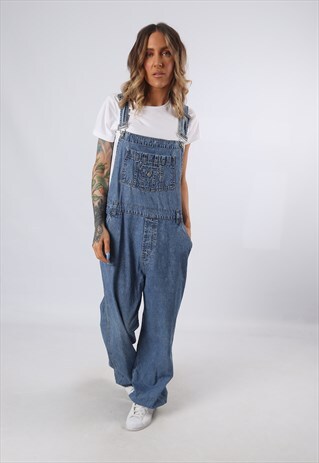 DENIM DUNGAREES NO BOUNDARIES TALL LENGTH UK 16 (62T)
