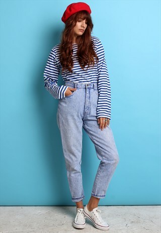 90S VINTAGE HIGH WAIST MOM JEANS