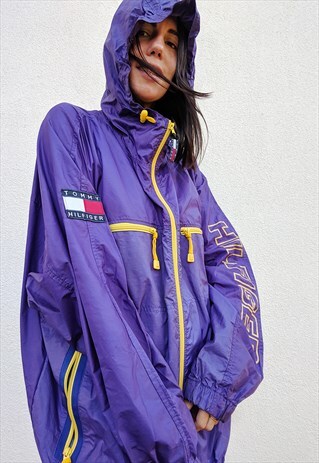 VINTAGE RARE TOMMY HILFIGER WINDBREAKER JACKET