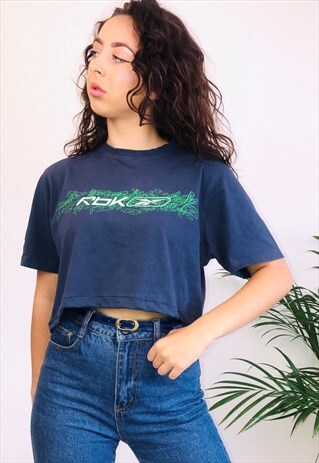 VINTAGE 90S REWORKED REEBOK CROP TOP