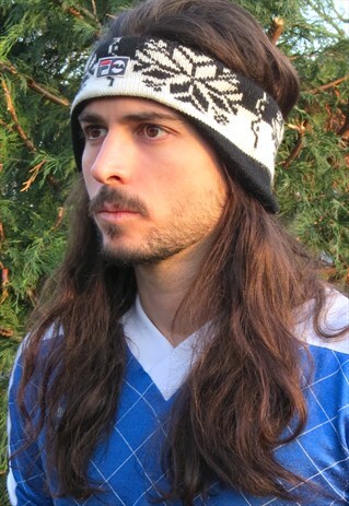 VINTAGE 90S FILA SKI HEADBAND - UNISEX - LARGE - SPORTS