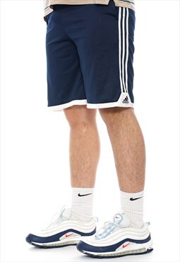 Vintage Adidas Navy Sports Logo Shorts Mens