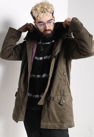VINTAGE LEVI'S PARKA COAT BROWN