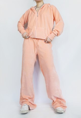 peach nike tracksuit