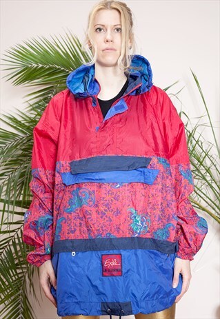 VINTAGE NYLON WINDBREAKER FROM THE 90S BY JEANTEX