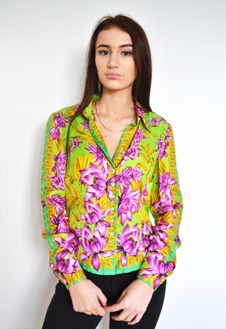 RARE ATELIER VERSACE SILK BUDDHA BAROQUE SHIRT