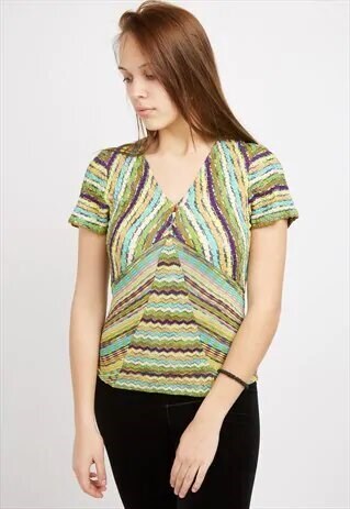 VINTAGE MULTI-COLOURED MISSONI TOP