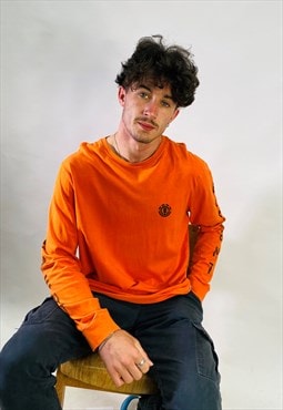 Vintage Size L Element T Shirt in Orange
