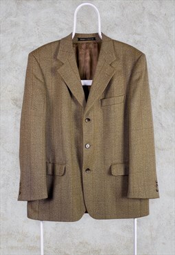 Vintage St Michael Tweed Blazer Wool Large 42