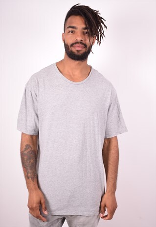 CALVIN KLEIN MENS VINTAGE T-SHIRT TOP XL GREY 90S