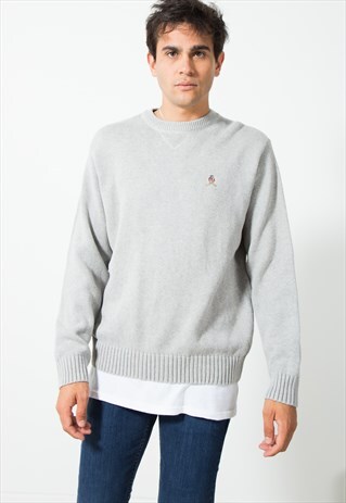 VINTAGE 80S TOMMY HILFIGER KNIT JUMPER / S249