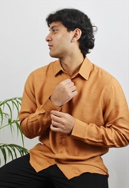 Amber - Relaxed Long Sleeve Shirt For Men