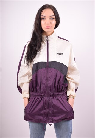REEBOK WOMENS VINTAGE JACKET XL MULTI 90'S