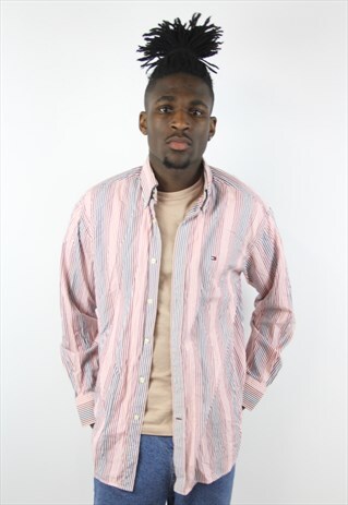 VINTAGE TOMMY HILFIGER STRIPED SHIRT
