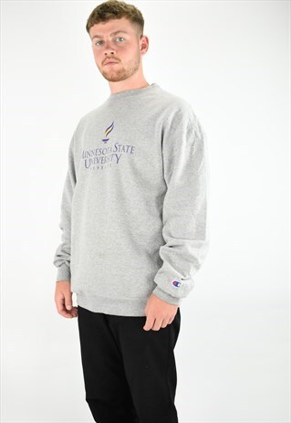 CHAMPION MINNESOTA STATE UNIVERSITY SWEATSHIRT IN GREY