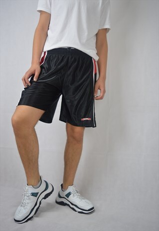 VINTAGE FESTIVAL BLACK SPORTS SHORTS