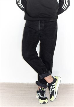 Vintage 90's Black Straight Fit 501 Levi's Jeans