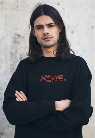 WHERE?/HERE. SWEATSHIRT