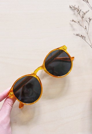 SHALEX ROUND SUNGLASSES - ORANGE
