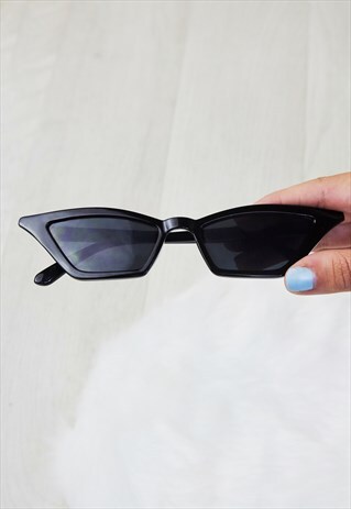 NEVADA BLACK CAT EYE SUNGLASSES