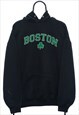 Vintage Boston Celtics NBA Black Hoodie Mens