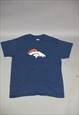 Vintage NFL Denver Broncos Graphic T-Shirt in Blue