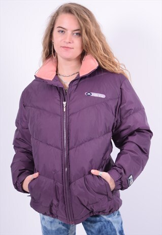 VINTAGE ELLESSE PADDED JACKET PURPLE