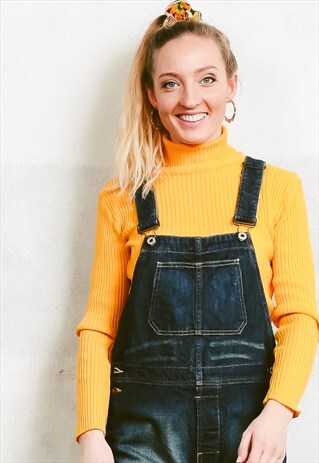 VINTAGE 90S DISTRESSED JEAN DUNGAREES