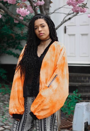 SILK BOMBER JACKET