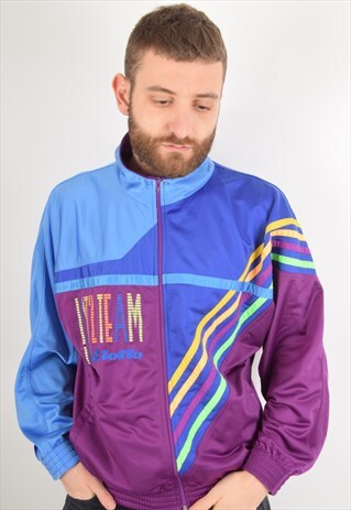 VINTAGE LOTTO INT'L JACKET SIZE M MADE IN ITALY 90'S (1994)