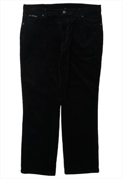 Vintage Wrangler Black Straight Corduroy Trousers Womens