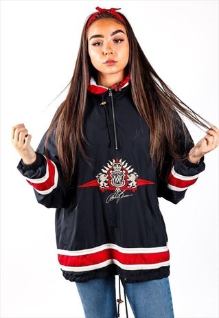 VINTAGE EMBROIDERED SHELL JACKET J1355