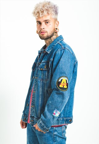 VINTAGE 80S ORIGINAL LEE BASIC DENIM JACKET/ S6745