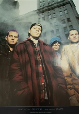 Original Vintage The Offspring 1995 Deadstock Poster