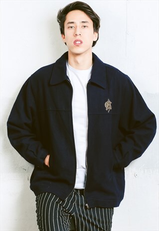 VINTAGE WOOL BOMBER JACKET