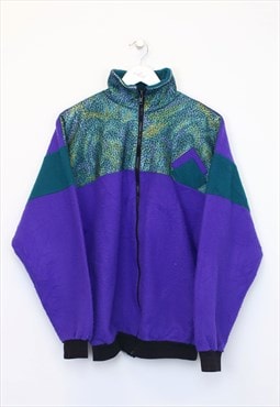 Vintage Young Fashion fleece in purple. Best fits L