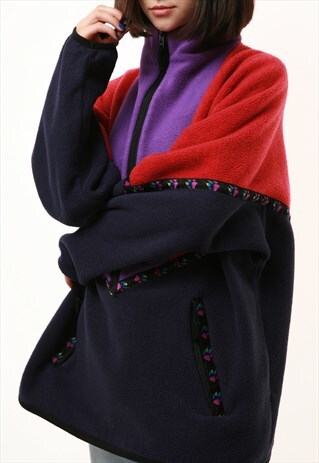 90S VINTAGE JACK WOLFSKIN 1/2 ZIP FLEECE JUMPER 15236