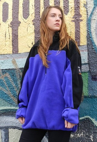 VINTAGE 90'S NUTICA COMPETITION 1/4 ZIP FLEECE