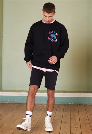 DON'T GO CHANGING MEN'S SLOGAN SWEATSHIRT