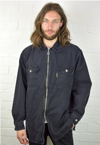 VINTAGE 90'S ARMANI ZIP-UP SHIRT