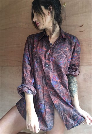 OVERSIZED RETRO 90S 80S VINTAGE UNISEX FESTIVAL SHIRT
