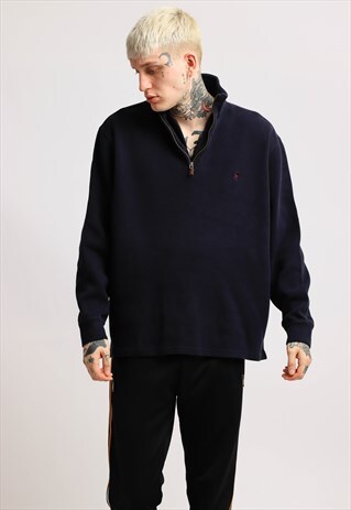 VINTAGE POLO RALPH LAUREN 1/4 ZIP SWEATSHIRT