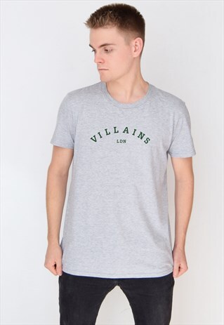 GREY VILLAINS LDN (GREEN) T-SHIRT