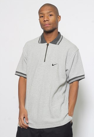 VINTAGE NIKE 1/4 ZIP POLO SHIRT