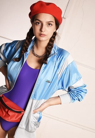 90'S RETRO ATHLEISURE THIN SPORTS JUMPER