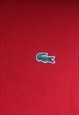 VINTAGE LACOSTE SHORT SLEEVE POLO SHIRT - RED